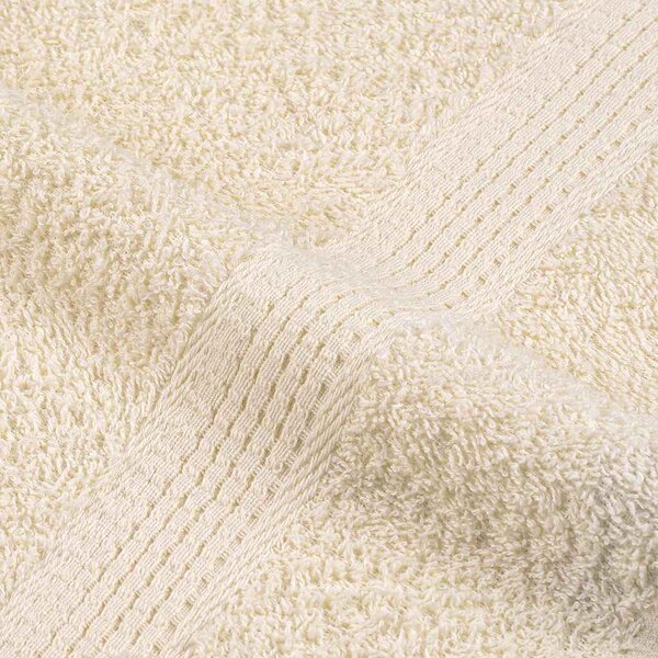 Saunové osušky FROGN 10 ks krémové 80x200 cm 360 g/m² 137009
