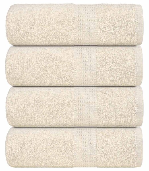 Ručníky FROGN 4 ks krémové 30x30 cm 360 g/m² 136993