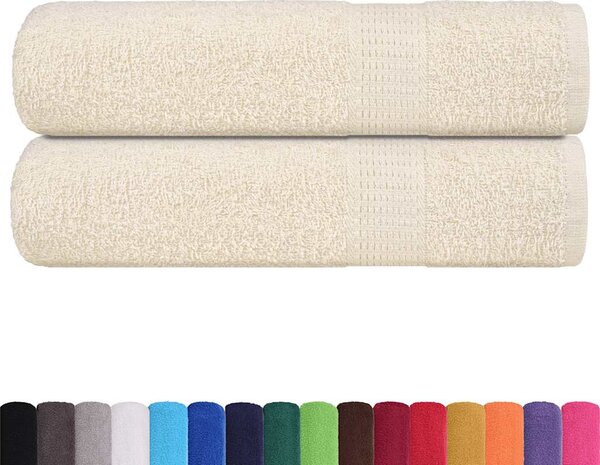 Ručníky FROGN 2 ks krémové 50x100 cm 360 g/m² 136998