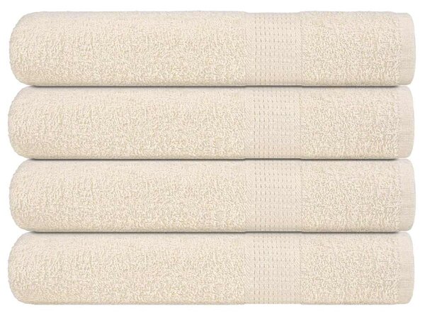 Saunové osušky FROGN 4 ks krémové 80x200 cm 360 g/m² 137008