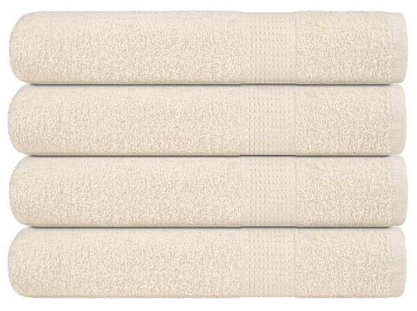 Ručníky FROGN 4 ks krémové 100x200 cm 360 g/m² 137011