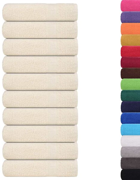 Ručníky FROGN 10 ks krémové 50x100 cm 360 g/m² 137000