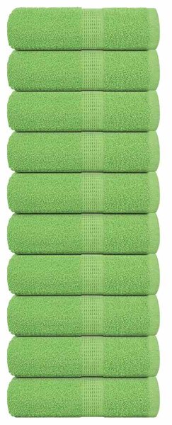 Ručníky FROGN 10 ks jablečně zelené 30x30 cm 360 g/m² 137018