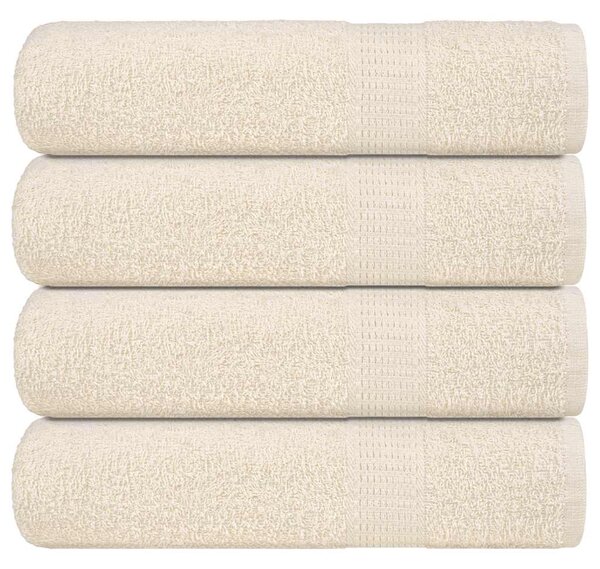 Ručníky FROGN 4 ks krémové 50x100 cm 360 g/m² 136999