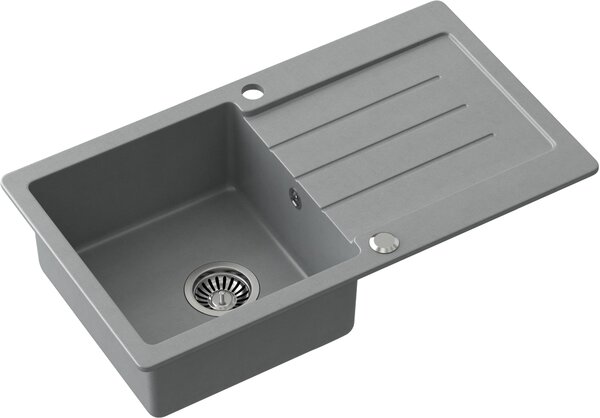 Quadron Johnny dřez graniteq 77x44 cm šedá/grafitová/onyx HCQJ7744SZK