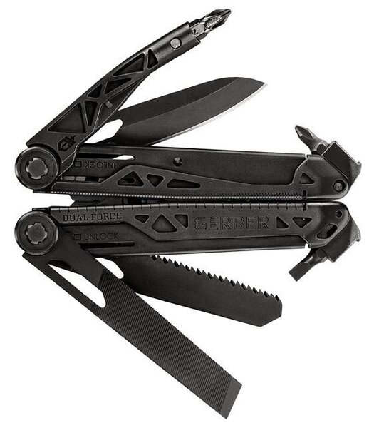 Multitool Dual Force Multifunkční kleště, černé GERBER 1067406