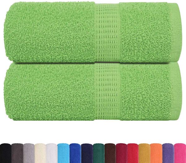 Ručníky pro hosty FROGN 2 ks jablečně zelené 30x50 cm 360 g/m² 137019