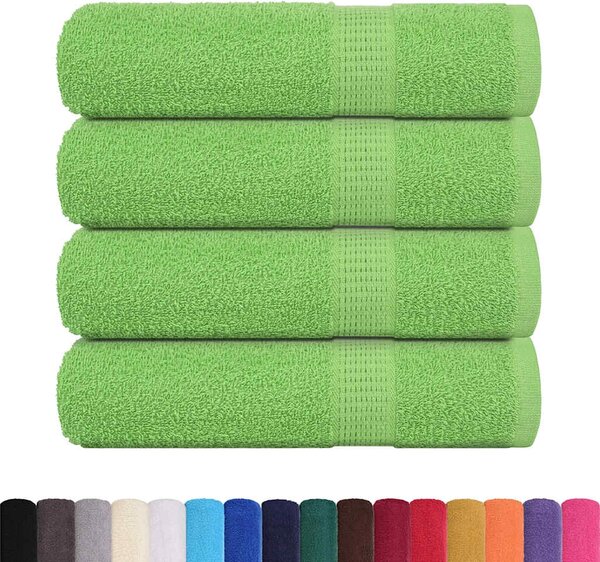 Ručníky FROGN 4 ks jablečně zelené 100x150 cm 360 g/m² 137029