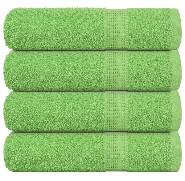 Ručníky FROGN 4 ks jablečně zelené 100x150 cm 360 g/m² 137029