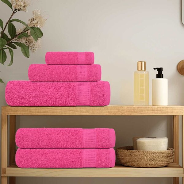 Ručníky FROGN 2 ks růžové 50x100 cm 360 g/m² 137046