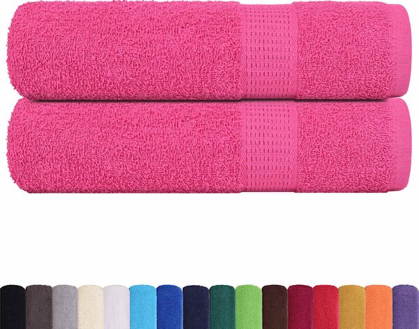Ručníky FROGN 2 ks růžové 50x100 cm 360 g/m² 137046