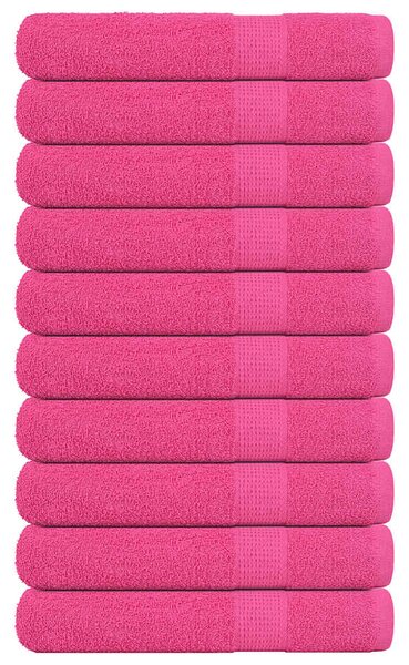 Saunové osušky FROGN 10 ks růžové 80x200 cm 360 g/m² 137057