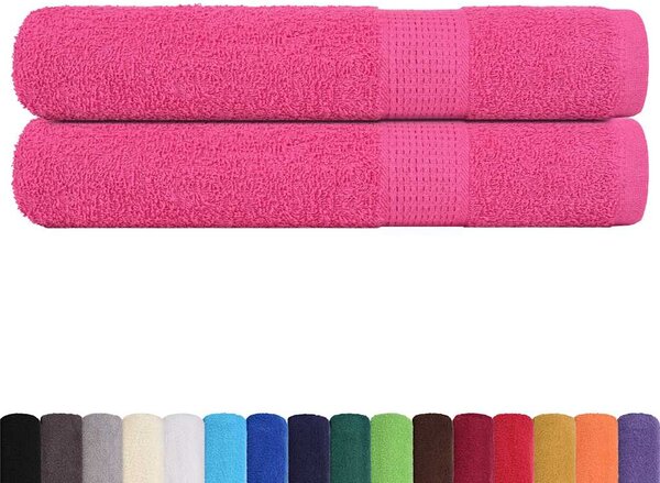 Ručníky FROGN 2 ks růžové 100x200 cm 360 g/m² 137058