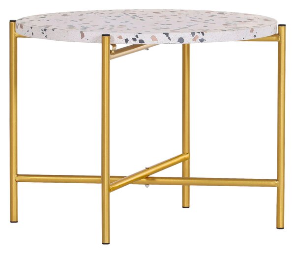 ODKLÁDACÍ STOLEK, černá, bílá, barvy zlata Boxxx - Odkládací stolky, Online Only