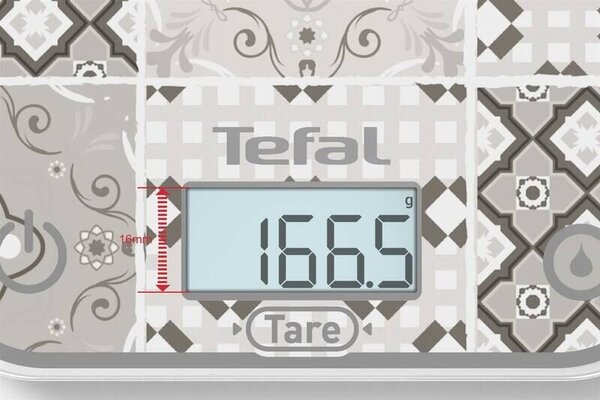 Optiss Kuchyňská váha digitální, motiv mozaika, sklo TEFAL BC50D6V0