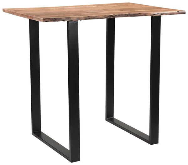 BAROVÝ STŮL, akácie, černá, barvy akácie, 120/80/105 cm Linea Natura - Barové stoly, Online Only