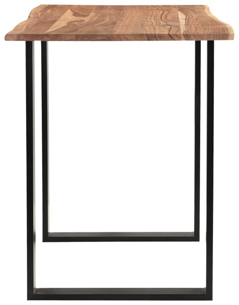 BAROVÝ STŮL, akácie, černá, barvy akácie, 120/80/105 cm Linea Natura - Barové stoly, Online Only