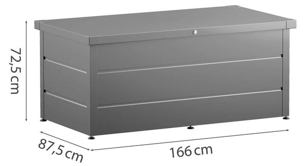 Juno 1620 Úložný box 160 x 80 x 72,5 cm, šedá HÖRMANN 4800305
