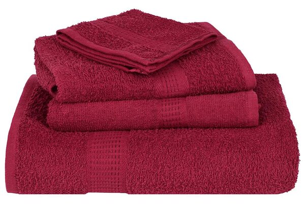 12dílná sada ručníků FROGN bordó 360 g/m² 137098
