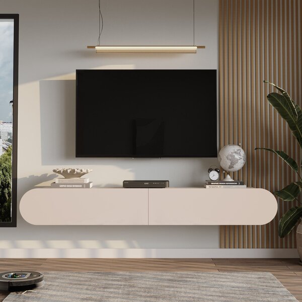 TV stolek/skříňka Lummia (písková). Akce -20%