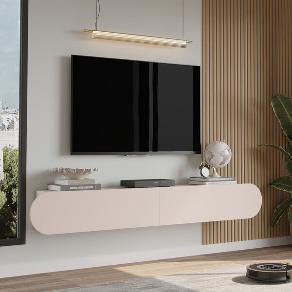 TV stolek/skříňka Lummia (písková). Akce -20%
