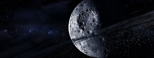 Plakát Kráter na měsíci (Velikost: 60 x 22 cm)