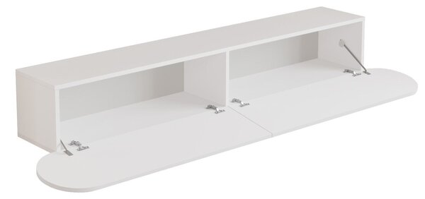 TV stolek/skříňka Lummia (bílá). Akce -22%
