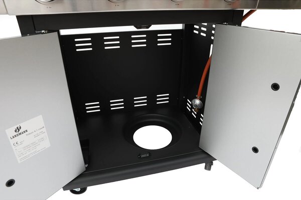 Triton PTS 4.1 Plynový gril, stříbrný LANDMANN 12964