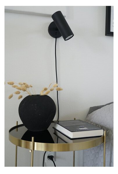 Černé nástěnné svítidlo Paris – House Nordic