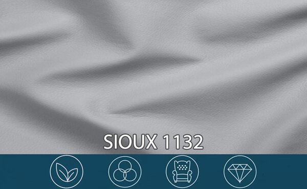 Manželská postel 140 cm Sylvie (šedá) (s roštem a úložným prostorem)