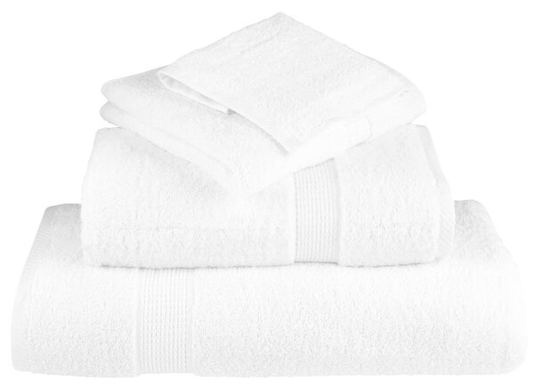 Prémiové ručníky SOLUND 10 ks bílé 50x100 cm 600 g/m² 137126