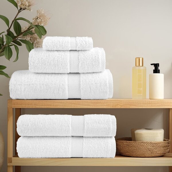 Prémiové mycí utěrky SOLUND 50 ks bílé 30x30 cm 600 g/m² 137119