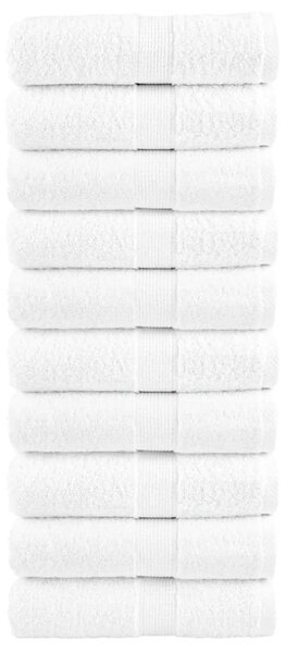 Prémiové mycí utěrky SOLUND 10 ks bílé 30x30 cm 600 g/m² 137118