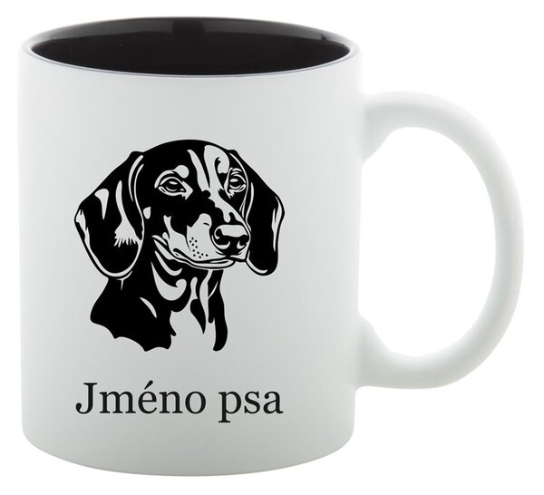 Hrnek Hladkosrstý jezevčík - 350 ml