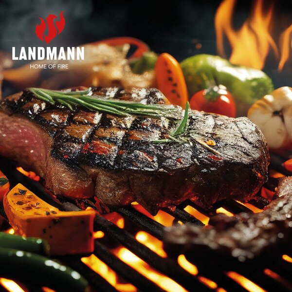 Barrel 550 Sudový gril na dřevěné uhlí LANDMANN 13657