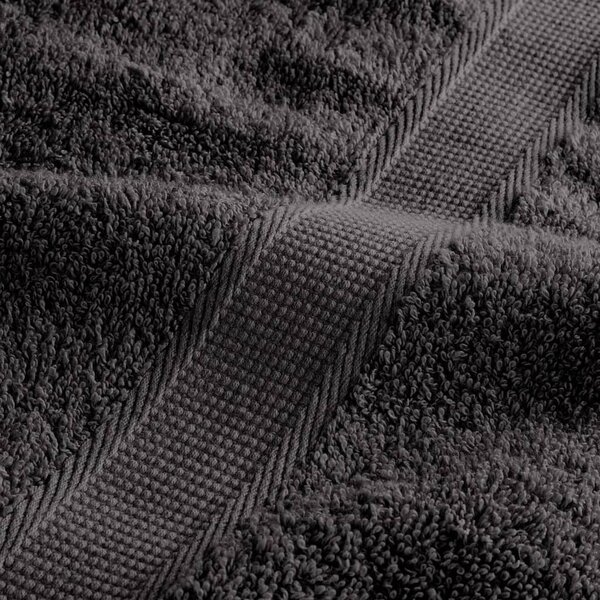 Prémiové ručníky do sprchy SOLUND 4 ks antracitové 70x140 cm 600 g/m² 137161