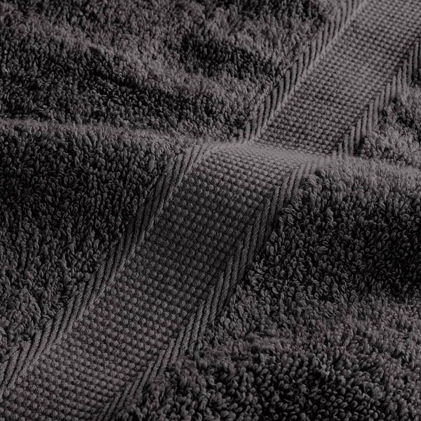 Prémiové ručníky SOLUND 4 ks antracitové 50x100 cm 600 g/m² 137157