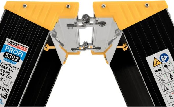 PROFI MAX 5303 Schůdky oboustranné 2x3 příčky, hliníkové VENBOS VEN.5303