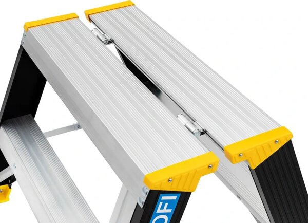 PROFI MAX 5303 Schůdky oboustranné 2x3 příčky, hliníkové VENBOS VEN.5303