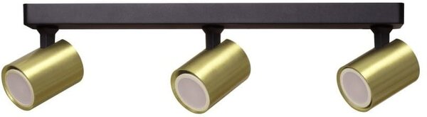 Light Prestige Snow stropní světlo 3x50 W černá-zlatá LP-731/3WGD