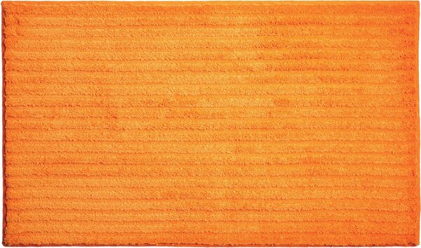 GRUND Koupelnová předložka RIFFLE oranžová Rozměr: 70x120 cm