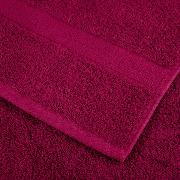 Prémiové ručníky SOLUND 4 ks bordó 50x100 cm 600 g/m² 137210