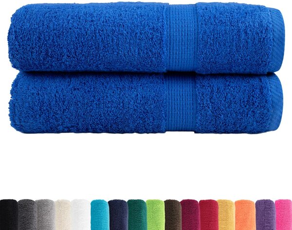 Prémiové ručníky SOLUND 2 ks modré 50x100 cm 600 g/m² 137185