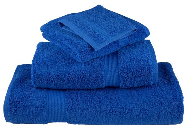 Prémiové saunové osušky SOLUND 2 ks modré 80x200 cm 600 g/m² 137194