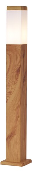 Moderní venkovní stojací lampa ocelová s potiskem dřeva 80 cm IP44 - Malois
