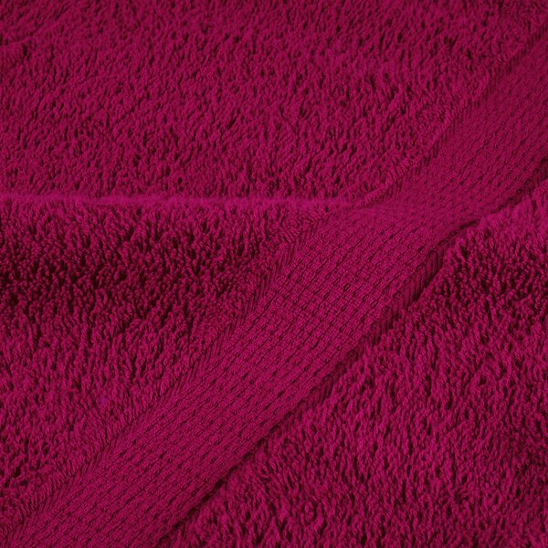 Prémiové ručníky SOLUND 10 ks bordó 100x200 cm 600 g/m² 137223