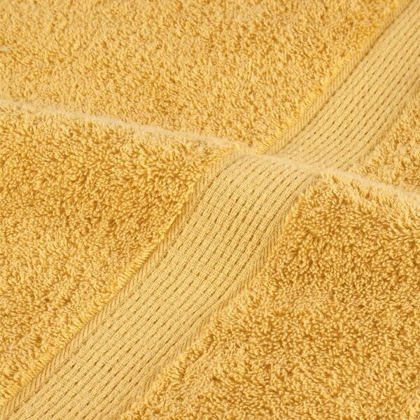 Prémiové ručníky SOLUND 4 ks zlaté 50x100 cm 600 g/m² 137282