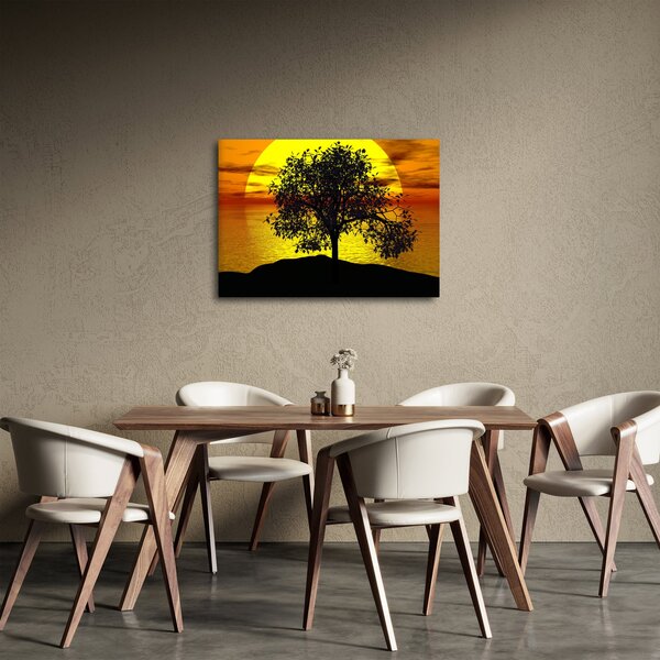 Obraz siluety stromu (70x50 cm)
