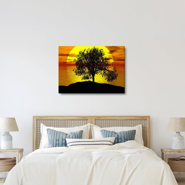 Obraz siluety stromu (70x50 cm)