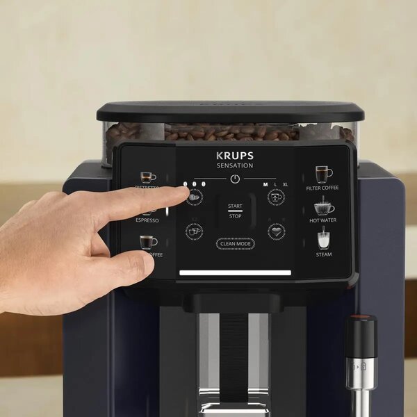Sensation Automatický kávovar, černý KRUPS EA910B10